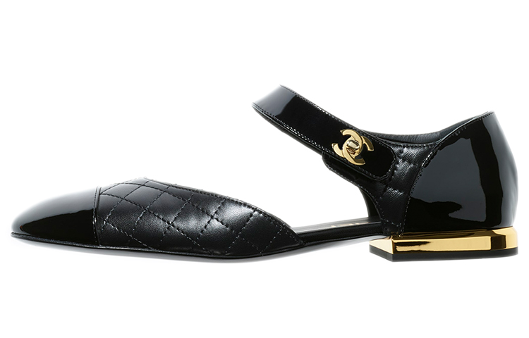 (Women) Chanel Lambskin Ballet Flats 'Black' G38441-Y55573-94305