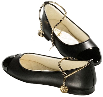 (Women) Chanel Lambskin Ballet Flats 'Black' G38986-Y55859-94305 Lookbook (Women) Chanel Lambskin Ballet Flats 'Black' G38986-Y55859-94305