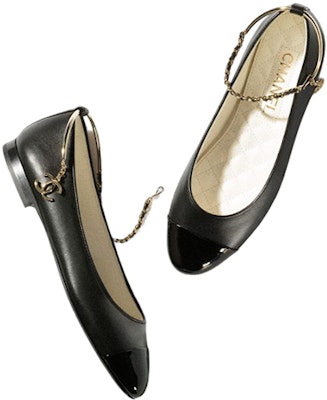 (W) 샤넬 램스킨 블랙 발레 플랫 (Chanel Lambskin Black Ballet Flat) G38986-Y55859-94305 Purchase (W) 샤넬 램스킨 블랙 발레 플랫 (Chanel Lambskin Black Ballet Flat) G38986-Y55859-94305