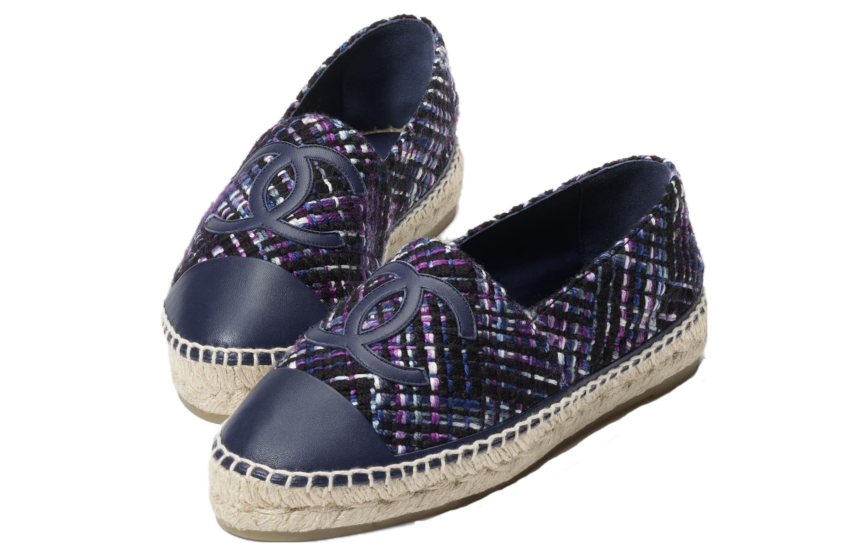 Lookbook (W) 香奈儿羊皮深紫色“时尚圆头渔夫鞋” G29762-B14090-NR462