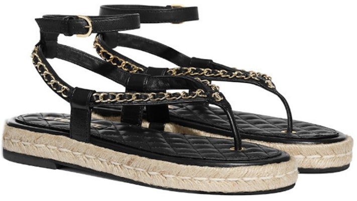 (W) 香奈儿黑色羊皮时尚凉鞋 G36921-X01000-94305 Lookbook (W) 香奈儿黑色羊皮时尚凉鞋 G36921-X01000-94305