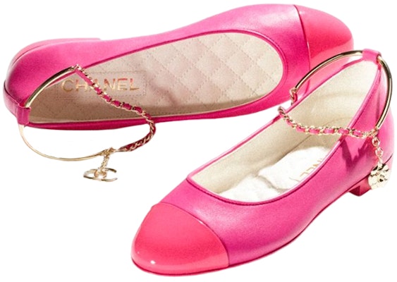 (W) Chanel Flat Kulit Domba 'Deep Pink' G38986-Y55859-0N666 Lookbook (W) Chanel Flat Kulit Domba 'Deep Pink' G38986-Y55859-0N666