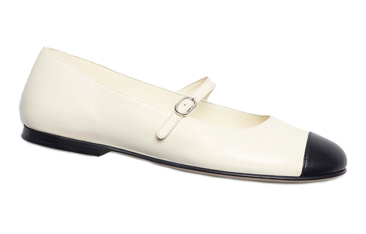 (W) Chanel Lambskin Flats 'Ivory White' 圖 2