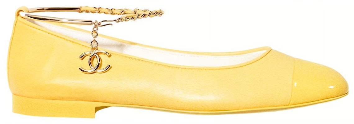 (W) Kasut Rata Chanel Kulit Kambing 'Kuning' G38986-Y55859-0N662 Order (W) Kasut Rata Chanel Kulit Kambing 'Kuning' G38986-Y55859-0N662