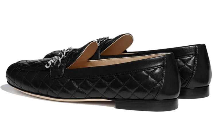 (W) Chanel Lambskin Loafer 'Black CMFT' 圖 5