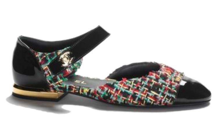 Order (W) Chanel Lambskin Mary Jane Hitam 'Kenyamanan Klasik Hak Tebal' G38441-B13226-NP027