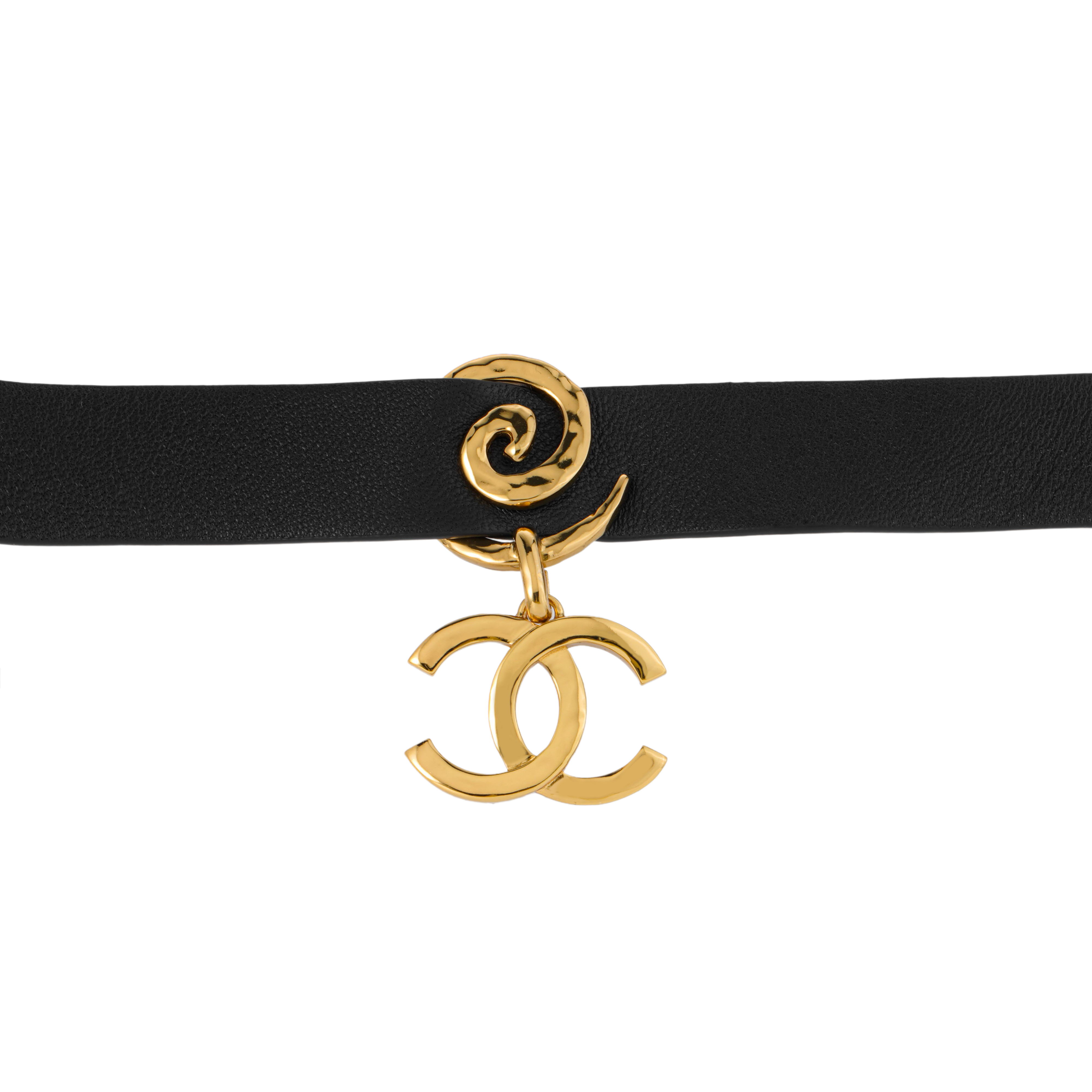 (Women) CHANEL Lambskin Metal Choker Necklace Gold  Accessory AB8501B08226N1394 圖 3