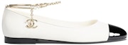 Order (W) Chanel Lambskin Patent Calfskin Ballet Flats 'Hitam Putih Vintage' G38986-Y55859-K4187
