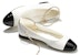 (W) Chanel Lambskin Patent Calfskin Ballet Flats 'Hitam Putih Vintage' G38986-Y55859-K4187