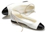 Purchase (W) Chanel Lambskin Patent Calfskin Ballet Flats 'Hitam Putih Vintage' G38986-Y55859-K4187