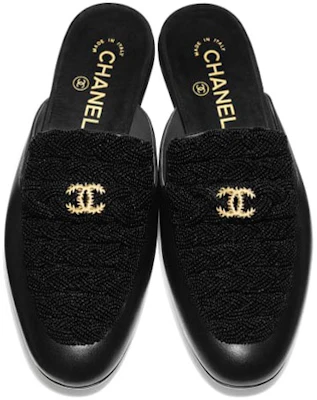 (W) Sneakers Chanel Lambskin Pearl Mule ''Nero'' G35697-Y53832-94305 Purchase (W) Sneakers Chanel Lambskin Pearl Mule ''Nero'' G35697-Y53832-94305
