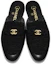 Purchase (W) Sneakers Chanel Lambskin Pearl Mule ''Nero'' G35697-Y53832-94305