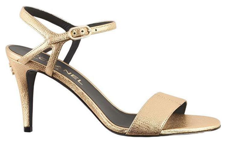 Lookbook (W) Chanel Lammleder Sandalen ''Gold'' G38533-X56589-0P007