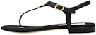 (W) Kasut Sandal Slingback Chanel Kulit Hitam: Selesa dan Bergaya Versatil G39627-X56889-94305