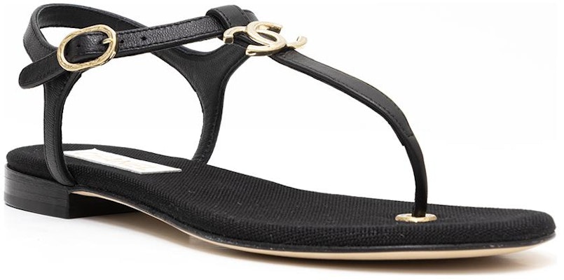 (Women) Chanel Lambskin Simple and Fashionable Comfortable Versatile Slingback Sandals 'Black' G39627-X56889-94305 Lookbook (Women) Chanel Lambskin Simple and Fashionable Comfortable Versatile Slingback Sandals 'Black' G39627-X56889-94305