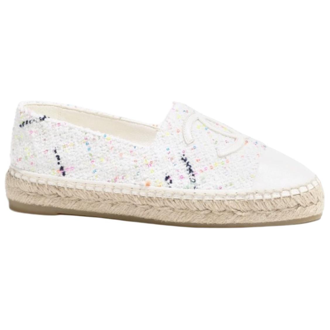 Order (W) 香奈儿小羊皮白色“舒适多用渔夫鞋” G29762-B15327-NU322