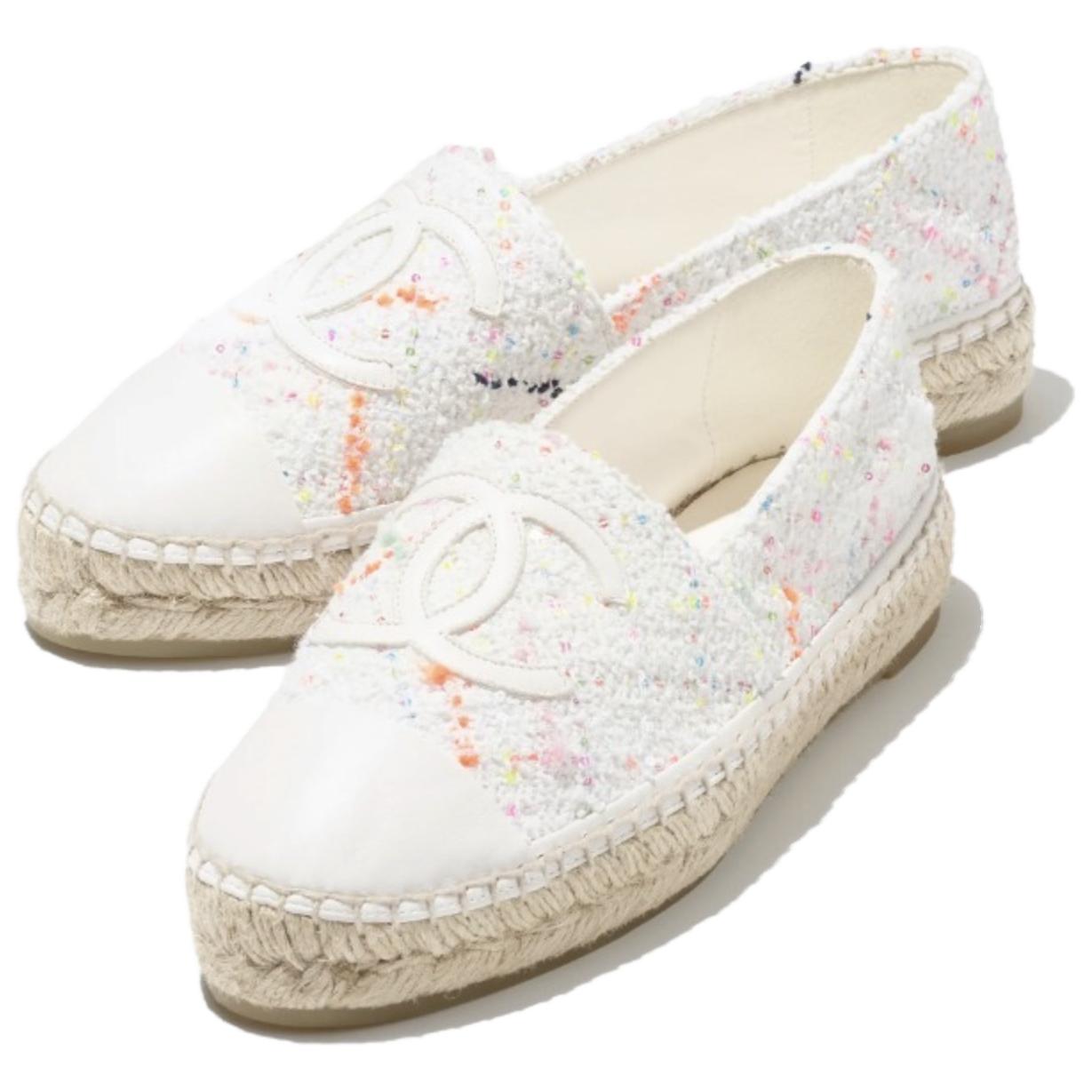 Lookbook (W) 香奈儿小羊皮白色“舒适多用渔夫鞋” G29762-B15327-NU322