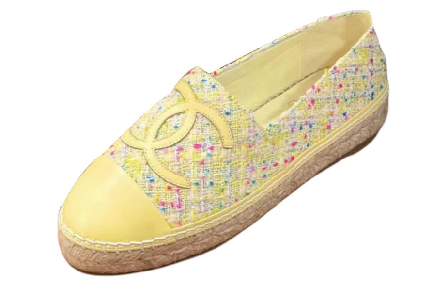 (W) Chanel Lambskin Yellow 'CMFTable Versatile Fisherman'