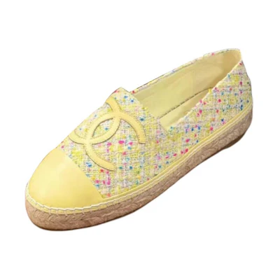 (W) Chanel Lambskin Yellow 'CMFTable Versatile Fisherman'