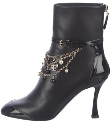 (Women) Chanel Lambskin Zip Booties 'Black Fashion' G36316-Y54205-94305 Buy (Women) Chanel Lambskin Zip Booties 'Black Fashion' G36316-Y54205-94305