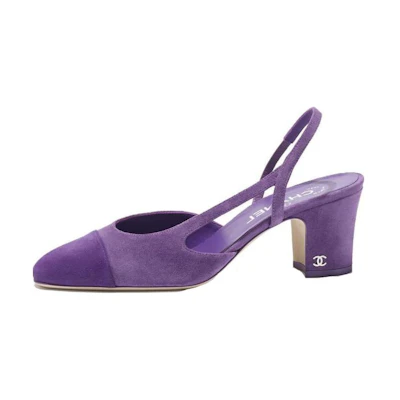 (W) Chanel Leather 6.5cm 'CMFTable Fashion Chunky Heel'