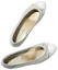 Shop (W) Chanel Leren Ballerina Flats ''Lichtblauwe Strik'' G40110-Y56581-K6009