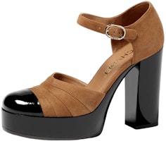 (Women) Chanel Leather Buckle Block Heel 'Light Brown' G39972-Y56490-K5742 (Women) Chanel Leather Buckle Block Heel 'Light Brown' G39972-Y56490-K5742