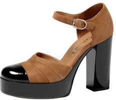 (Women) Chanel Leather Buckle Block Heel 'Light Brown' G39972-Y56490-K5742 (Women) Chanel Leather Buckle Block Heel 'Light Brown' G39972-Y56490-K5742