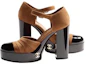 Purchase (Women) Chanel Leather Buckle Block Heel 'Light Brown' G39972-Y56490-K5742