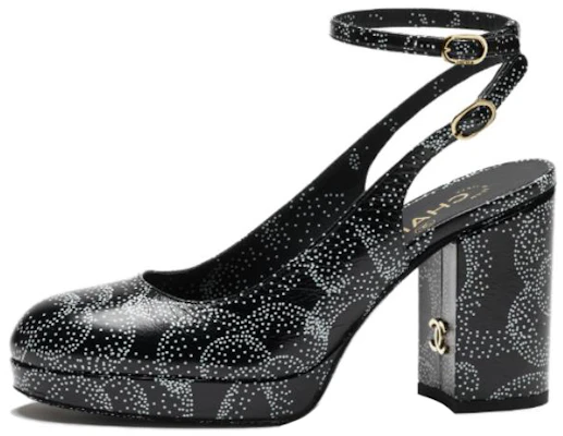 CHANEL香奈兒 皮革 扣環 露跟 粗跟 高跟鞋 女款 黑色 Buy CHANEL香奈兒 皮革 扣環 露跟 粗跟 高跟鞋 女款 黑色