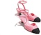 (Women) Chanel Leather Comfortable Fashion Chunky High Heels 4.5cm 'Pink' G45370-B15135-NT742