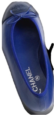 (Women) Chanel Leather Fashion Pointed-Toe 'Navy Blue' G02819-X01000-NR095 Lookbook (Women) Chanel Leather Fashion Pointed-Toe 'Navy Blue' G02819-X01000-NR095
