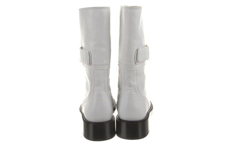 Purchase (W) Botte à Talon en Cuir Chanel avec Sangle Mode ''Gris'' G37808-X56315-K3246