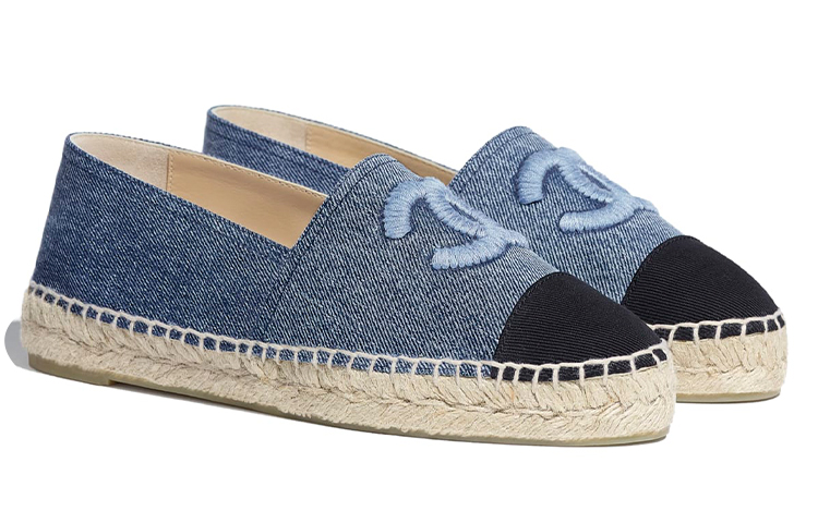 (W) Chanel Leather Flat 'Denim Blue Fisher' 圖 3