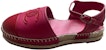 (W) Sandal Rata Kulit Chanel 'Merah' G36184-X01000-K2231