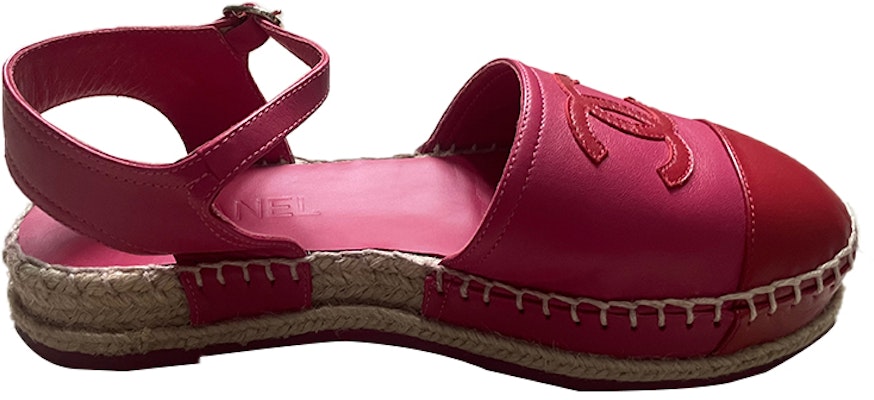 (W) Sandal Rata Kulit Chanel 'Merah' G36184-X01000-K2231 Lookbook (W) Sandal Rata Kulit Chanel 'Merah' G36184-X01000-K2231