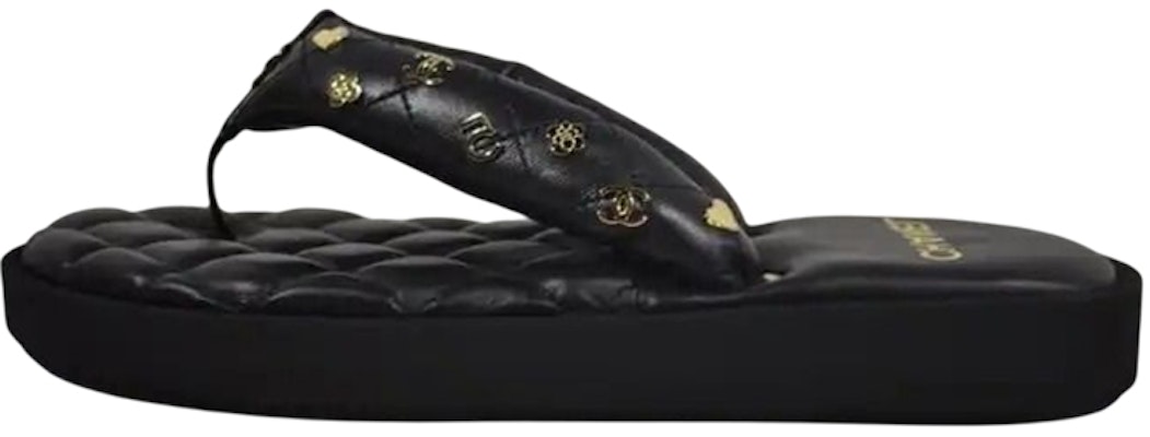 (W) Chanel Sandalia Plana de Cuero 'Negro Fashion' G39860-X01000-94305 Buy (W) Chanel Sandalia Plana de Cuero 'Negro Fashion' G39860-X01000-94305