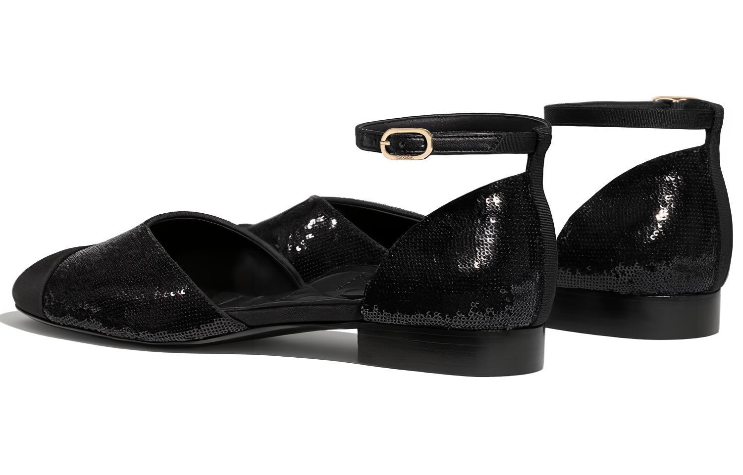 Shop (W) Chanel Ballerine in Pelle Nera ''Fashion Mary Jane'' G36048-Y53831-94305