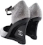 Shop (W) Chanel Tacones de Cuero Negro 'Clásico Confort en Cuña' G37869-X56198-K2984