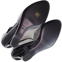 Purchase (W) Chanel Tacones de Cuero Negro 'Clásico Confort en Cuña' G37869-X56198-K2984