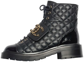 (Women) Chanel Leather Lace-Up Ankle Boot 'Black' G39516-Y56258-94305 (Women) Chanel Leather Lace-Up Ankle Boot 'Black' G39516-Y56258-94305