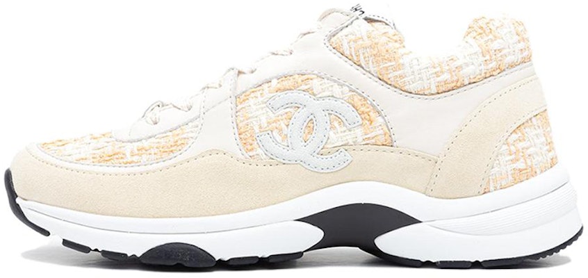(Women) Chanel Leather Logo Lace-Up Low Top 'Orange Beige' G38299-Y56627-K6019 Buy (Women) Chanel Leather Logo Lace-Up Low Top 'Orange Beige' G38299-Y56627-K6019