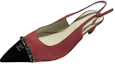 Buy (W) Chanel Décolleté Slingback in Pelle Logo Punta Stiletti ''Rosso Nero'' G39643-Y56380-K5800