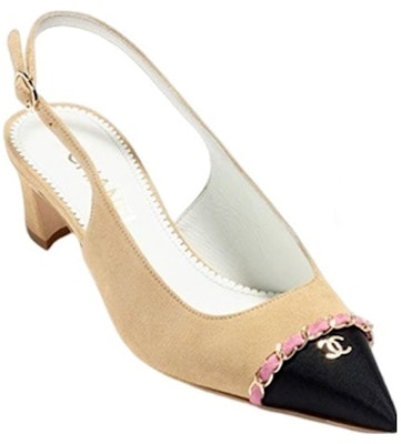 (W) 샤넬 베이지 블록힐 슬링백 (Chanel Beige Block Heel Slingback) G39643-Y56380-K5415 Lookbook (W) 샤넬 베이지 블록힐 슬링백 (Chanel Beige Block Heel Slingback) G39643-Y56380-K5415