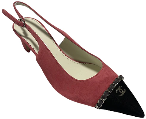 (W) Chanel Décolleté Slingback in Pelle Logo Punta Stiletti ''Rosso Nero'' G39643-Y56380-K5800 Lookbook (W) Chanel Décolleté Slingback in Pelle Logo Punta Stiletti ''Rosso Nero'' G39643-Y56380-K5800