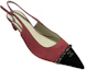 Lookbook (W) Chanel Décolleté Slingback in Pelle Logo Punta Stiletti ''Rosso Nero'' G39643-Y56380-K5800