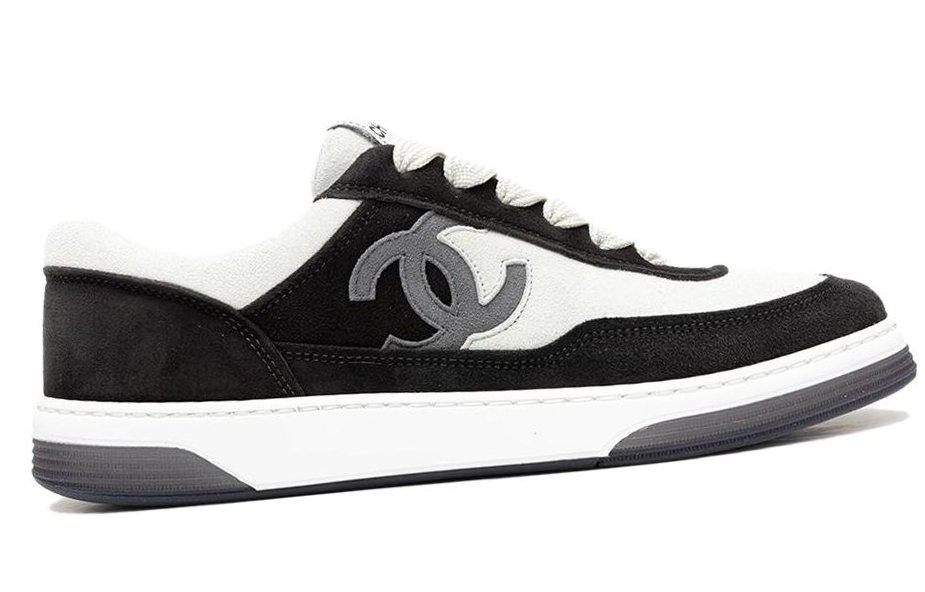 Order (W) Zapatillas de Moda Chanel Cuero Negro y Blanco Low-Top '23P'. G39978-X56979-K5843