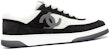 (W) Chanel Kulit Low-Top Hitam Putih '23P Kasut Fesyen Sneaker' G39978-X56979-K5843