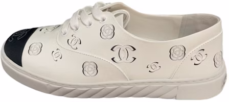 (Women) Chanel Leather Low 'Comfortable Strap - White' G45042-B13166-NP113 (Women) Chanel Leather Low 'Comfortable Strap - White' G45042-B13166-NP113