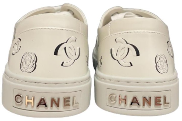 (W) Chanel Zapatos de Cuero Bajo 'Correa Cómoda - Blanco' G45042-B13166-NP113 Purchase (W) Chanel Zapatos de Cuero Bajo 'Correa Cómoda - Blanco' G45042-B13166-NP113
